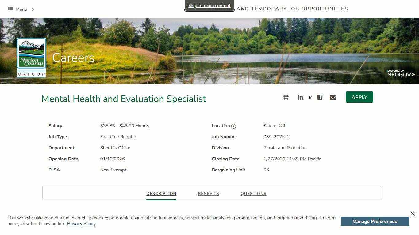 Regular and Temporary Job Opportunities | Careers