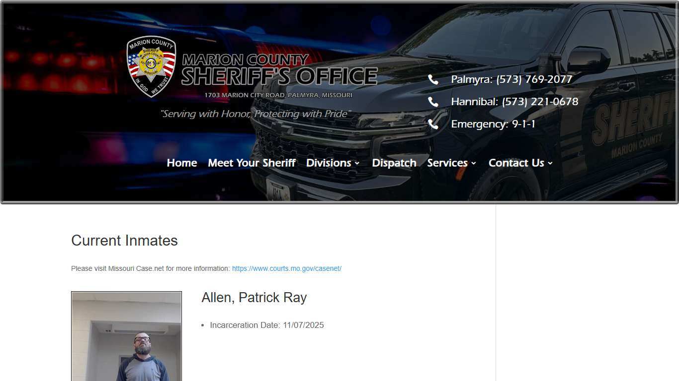 Current Inmates - Marion County MO Sheriff’s Office